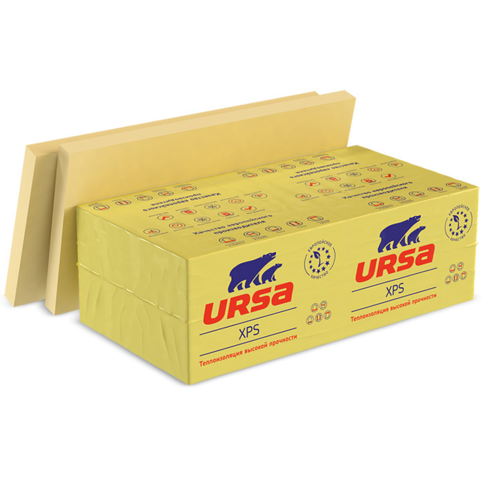 Утеплитель Урса XPS N-II стандарт 50х600х1180
